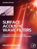 Surface Acoustic Wave Filters: With Applications to Electronic Communications and Signal Processing