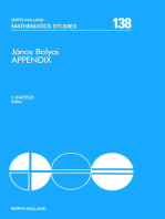 János Bolyai Appendix: The Theory of Space