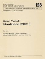 Recent Topics in Nonlinear PDE II