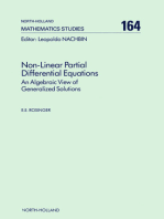 Non-Linear Partial Differential Equations: An Algebraic View of Generalized Solutions