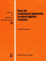 Linear and Combinatorial Optimization in Ordered Algebraic Structures