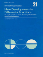 New Developments in Differential Equations: Proceedings of the Second Scheveningen Conference on Differential Equations, the Netherlands, August 25-29, 1975