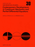 Contemporary Developments in Continuum Mechanics and Partial Differential Equations: Proceedings of the International Symposium on Continuum Mechanics and Partial Differential Equations, Rio de Janeiro, August 1977