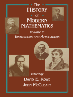 Institutions and Applications: Proceedings of the Symposium on the History of Modern Mathematics, Vassar College, Poughkeepsie, New York, June 20-24, 1989