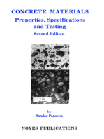 Concrete Materials: Properties, Specifications, and Testing