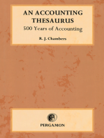 An Accounting Thesaurus: 500 years of accounting