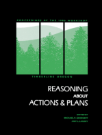Reasoning About Actions & Plans