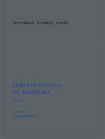 Surface Physics of Materials V1