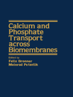 Calcium and Phosphate Transport Across Biomembranes