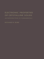 Electronic Properties of Crystalline Solids