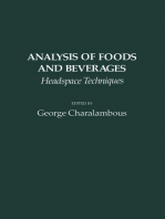 Analysis of Foods and Beverages: Headspace Techniques