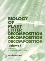 Biology of Plant Litter Decomposition V1