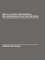 Relaxation Phenomena in condensed Matter Physics