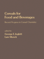 Cereals for Food and Beverages: Recent Progress in Cereal Chemistry and Technology