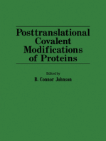 Posttranslational covalent modifications of proteins