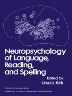 Neuropsychology of Language, Reading and Spelling