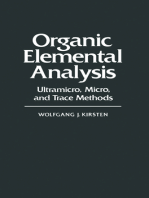 Organic Elemental Analysis: Ultramicro, Micro, and Trace Methods