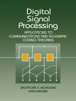 Digital Signal Processing: Applications to Communications and Algebraic Coding Theories