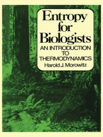 Entropy for Biologists: An Introduction to Thermodynamics