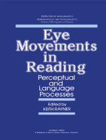 Eye Movements in Reading: Perceptual and Language Processes