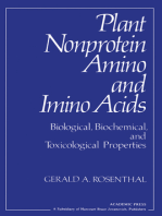 Plant Nonprotein Amino and Imino Acids: Biological, Biochemical, and Toxicological Properties