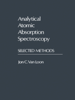 Analytical Atomic Absorption Spectroscopy
