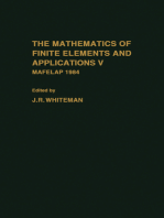 The mathematics of finite elements and Applications V: Mafelap 1984