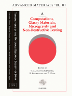 Advanced Materials '93: Computations, Glassy Materials, Microgravity and Non-Destructive Testing