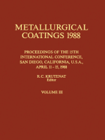 Metallurgical Coatings 1988: Proceedings of the 15th International Conference on Metallurgical Coatings, San Diego, CA, U.S.A., April 11–15, 1988