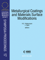 Metallurgical Coatings and Materials Surface Modifications