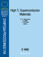 High T<INF>c</INF> Superconductor Materials