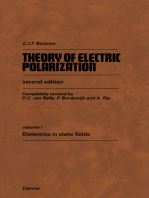 Theory of Electric Polarization: Dielectrics in Static Fields