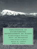 Exploitation of Environmental Heterogeneity by Plants: Ecophysiological Processes Above- and Belowground