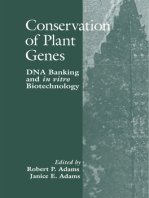 Conservation of Plant Genes: Dna Banking and in Vitro Biotechnology
