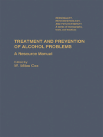Treatment and Prevention of Alcohol Problems: A Resource Manual