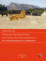 Salzburgs Musikgeschichte im Zeichen des Provinzialismus?: Die ersten Jahrzehnte des 19. Jahrhunderts