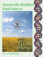 Genetically Modified Food Sources: Safety Assessment and Control