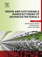 Green and Sustainable Manufacturing of Advanced Material