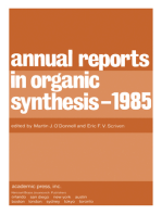 Annual Reports in Organic Synthesis — 1985