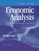 Economic Analysis & Canadian Policy: Study Guide