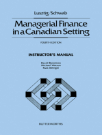 Managerial Finance in a Canadian Setting: Instructor's Manual