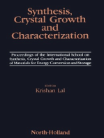 Synthesis, Crystal Growth and Characterization