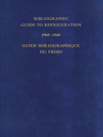 Bibliographic Guide to Refrigeration 1965–1968: Guide Bibliographique du Froid