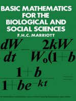 Basic Mathematics for the Biological and Social Sciences