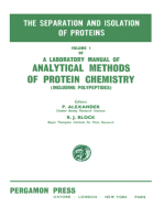 The Separation and Isolation of Proteins: a Laboratory Manual of Analytical Methods of Protein Chemistry (Including Polypeptides)