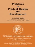 Problems of Product Design and Development: Pergamon International Library of Science, Technology, Engineering and Social Studies