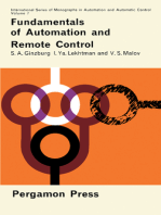 Fundamentals of Automation and Remote Control: International Series of Monographs in Automation and Automatic Control