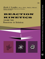 Reaction Kinetics: Reactions in Solution