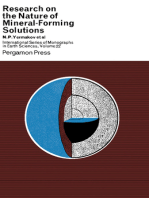 Research on the Nature of Mineral-Forming Solutions: With Special Reference to Data from Fluid Inclusions