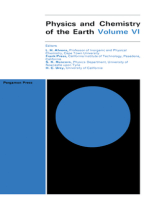 Physics and Chemistry of the Earth: Progress Series, Volume 6